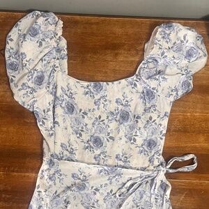 Trixxi Floral blue summer/spring dress